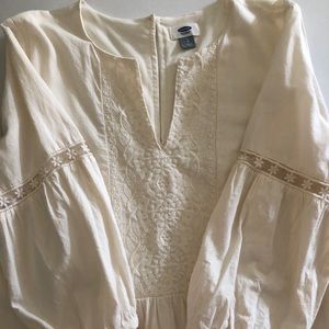 Old Navy Linen off white dress
